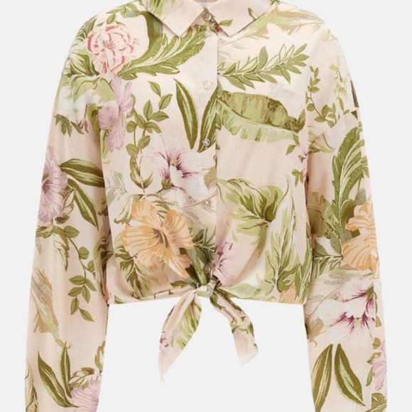 Guess LS Bowed Jun Shirt - Picture 1 of 4